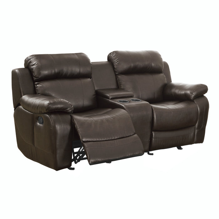 Marille - Double Glider Reclining Love Seat with Center Console