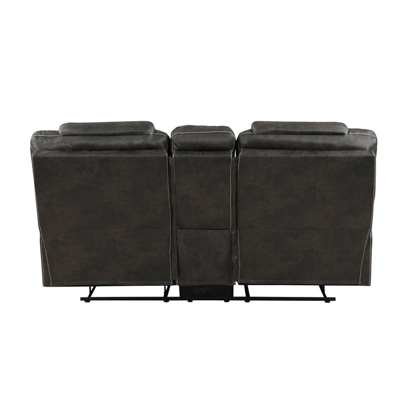 Gainesville - Double Reclining Love Seat with Center Console