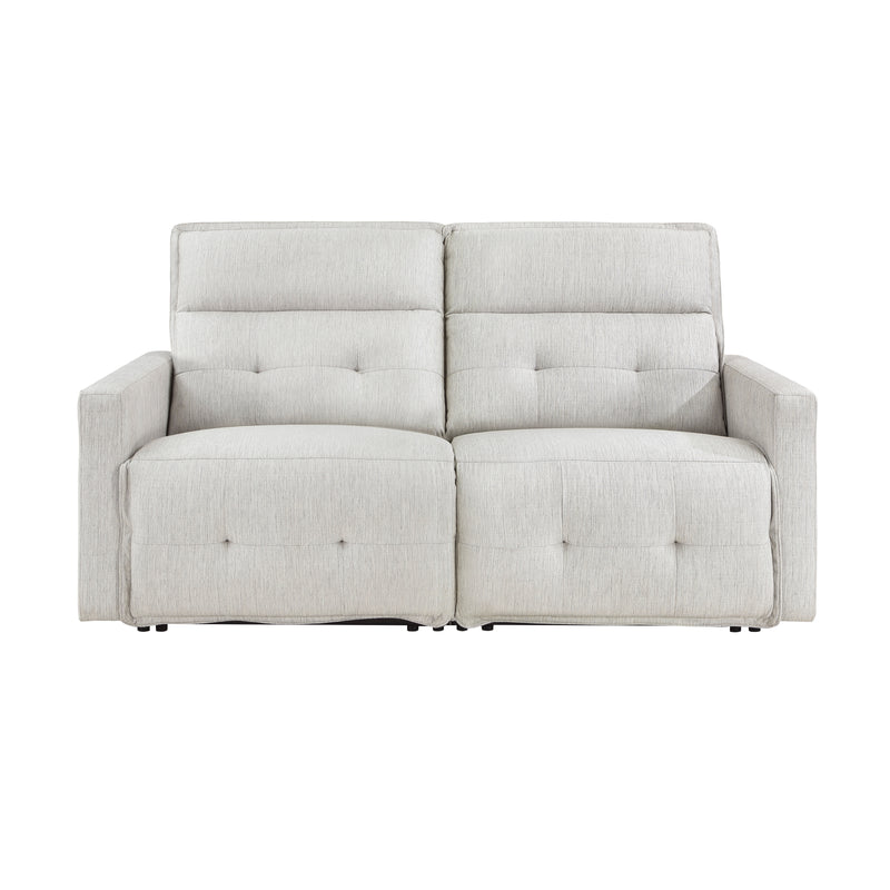 Salida - (2)Power Double Reclining Love Seat with Power Headrests