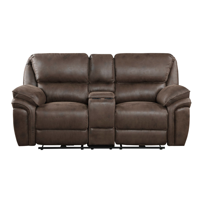 Proctor - Power Double Reclining Love Seat with Center Console