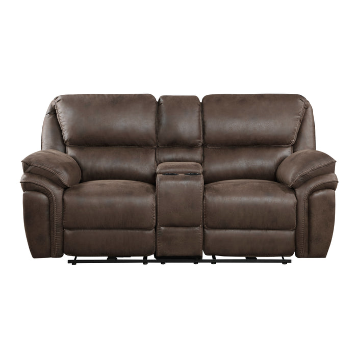 Proctor - Power Double Reclining Love Seat with Center Console