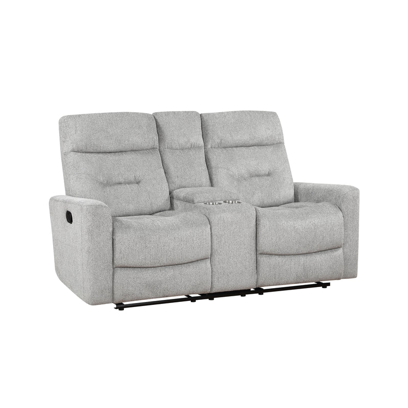Lyndon - Double Reclining Love Seat with Center Console