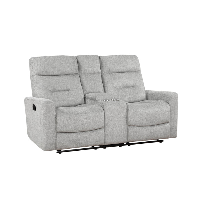 Lyndon - Double Reclining Love Seat with Center Console