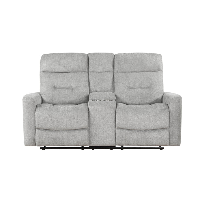Lyndon - Double Reclining Love Seat with Center Console
