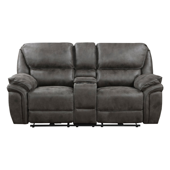 Proctor - Power Double Reclining Love Seat with Center Console