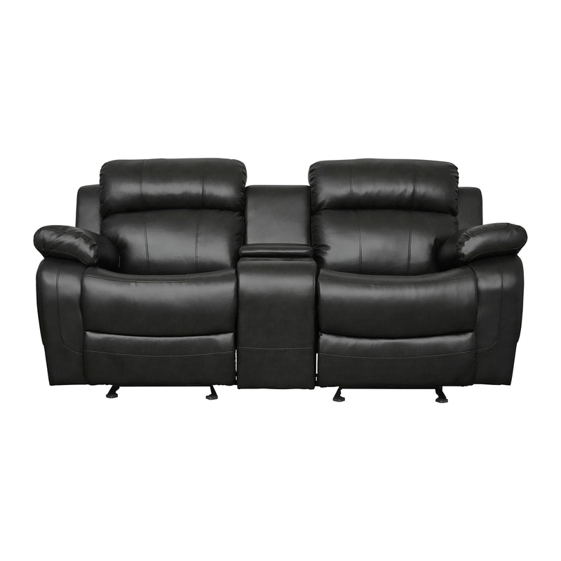 Marille - Double Glider Reclining Love Seat with Center Console