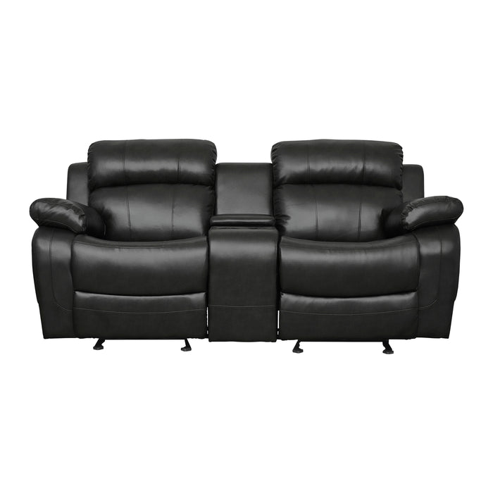 Marille - Double Glider Reclining Love Seat with Center Console