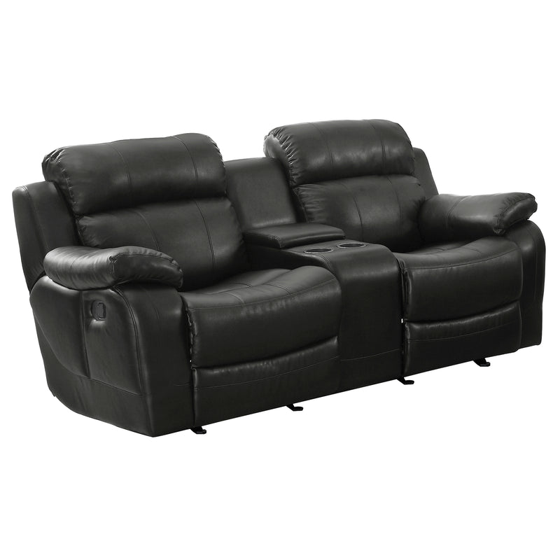 Marille - Double Glider Reclining Love Seat with Center Console