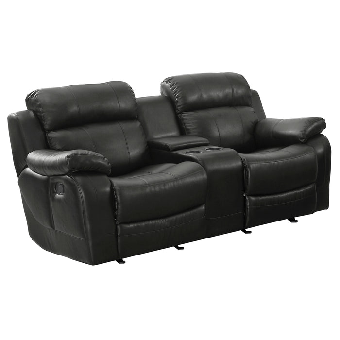 Marille - Double Glider Reclining Love Seat with Center Console