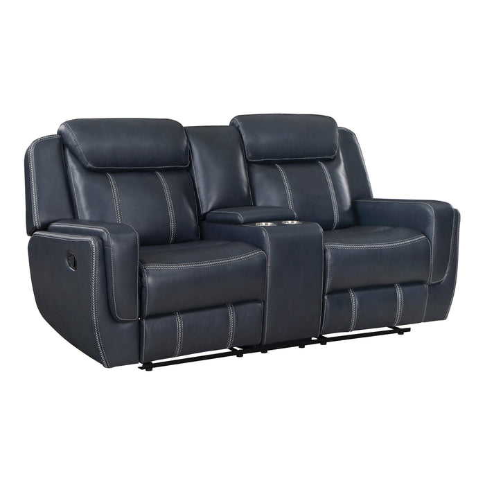 Littleton - Double Reclining Love Seat with Center Console, Receptacles and USB Ports