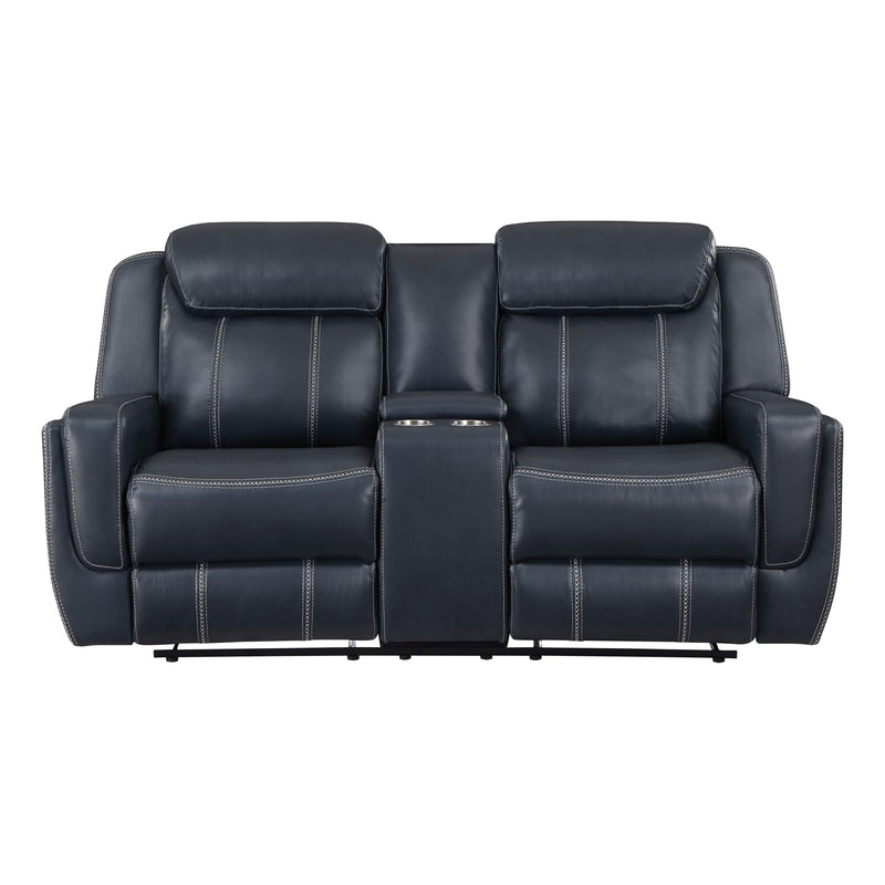 Littleton - Double Reclining Love Seat with Center Console, Receptacles and USB Ports