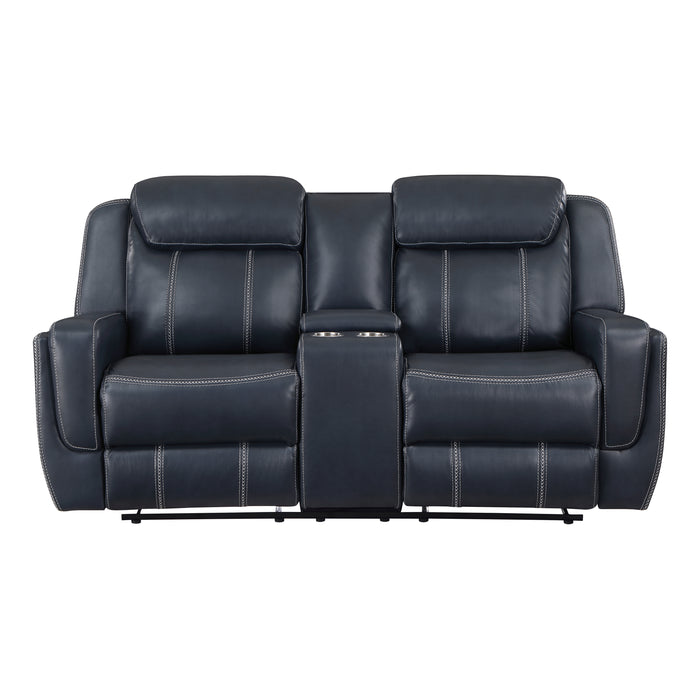 Littleton - Double Reclining Love Seat with Center Console, Receptacles and USB Ports