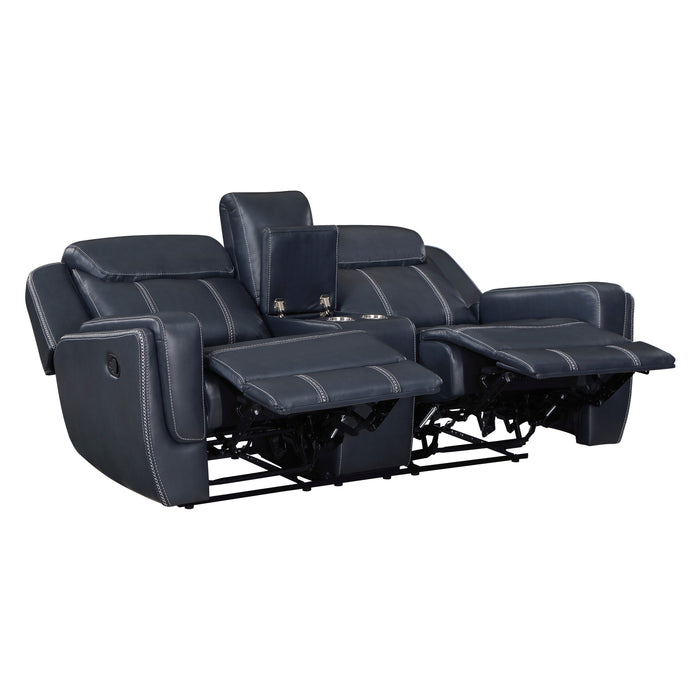 Littleton - Double Reclining Love Seat with Center Console, Receptacles and USB Ports