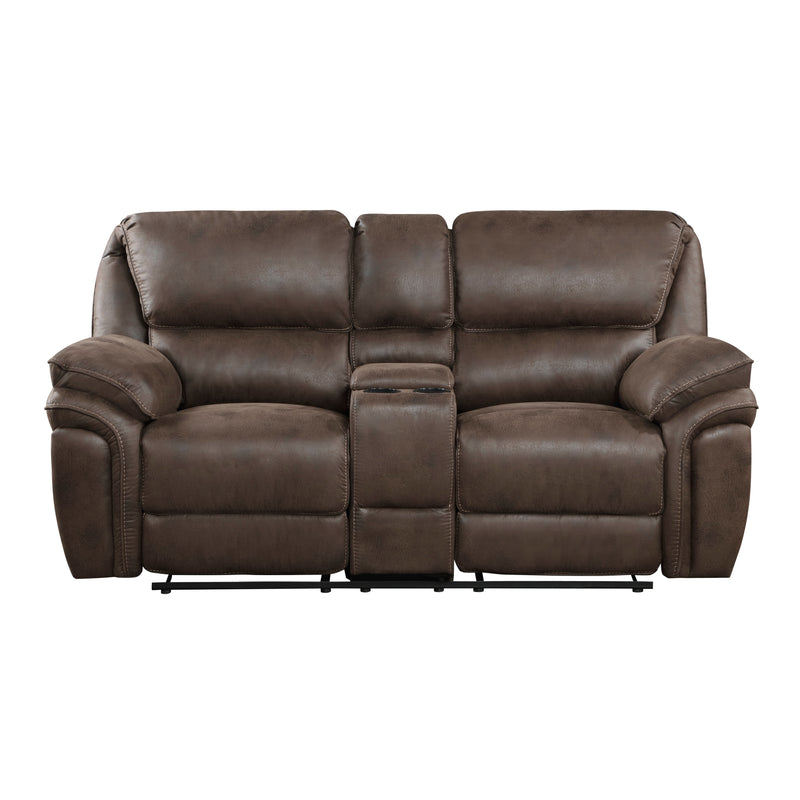Proctor - Double Reclining Love Seat with Center Console