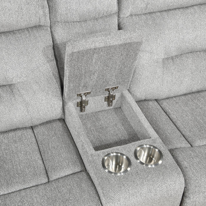 Lyndon - Double Reclining Love Seat with Center Console