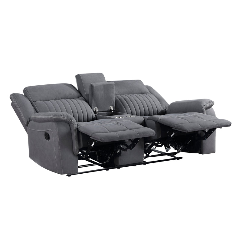 Dean - Double Reclining Love Seat with Center Console