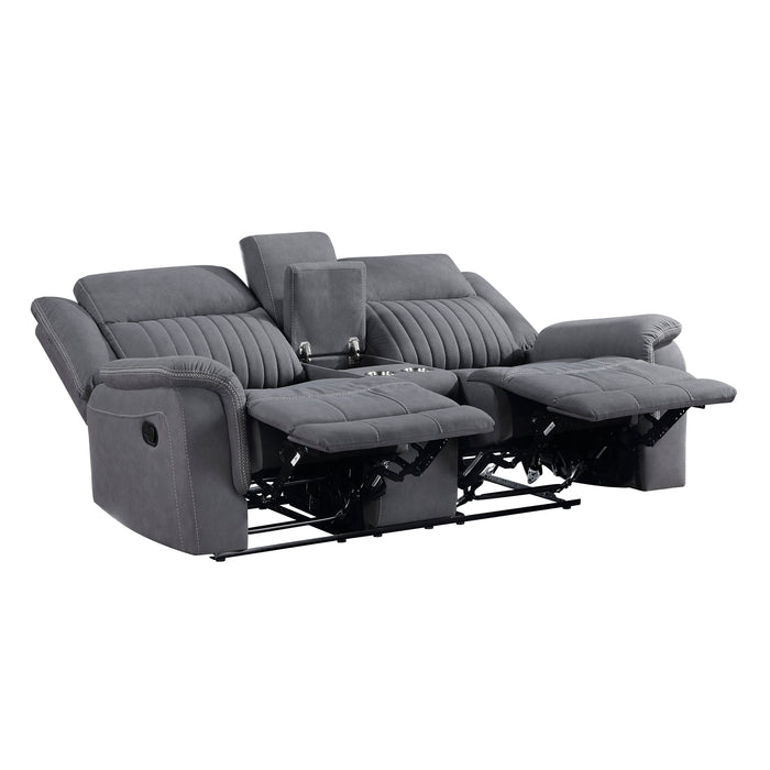 Dean - Double Reclining Love Seat with Center Console