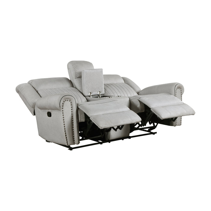Brennen - Double Reclining Love Seat with Center Console