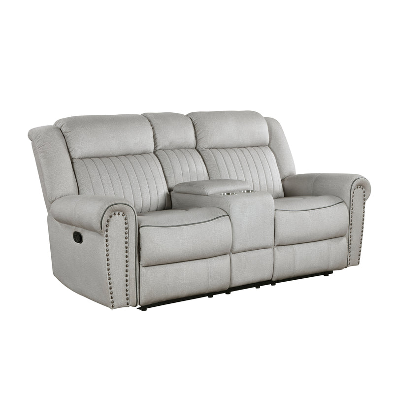 Brennen - Double Reclining Love Seat with Center Console