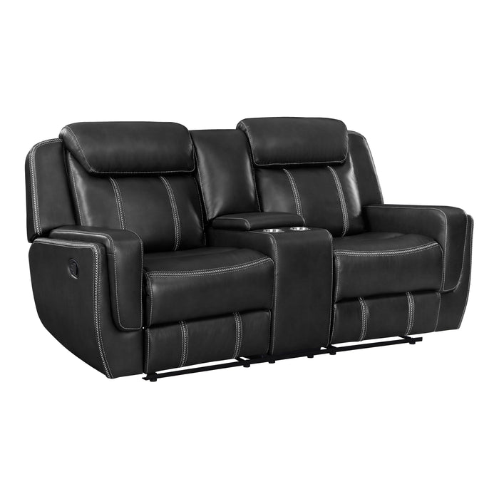 Littleton - Double Reclining Love Seat with Center Console, Receptacles and USB Ports