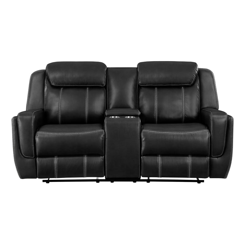 Littleton - Double Reclining Love Seat with Center Console, Receptacles and USB Ports