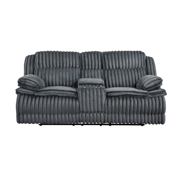 Goodland - Double Reclining Love Seat with Center Console