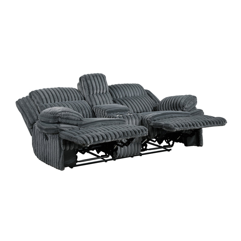 Goodland - Double Reclining Love Seat with Center Console