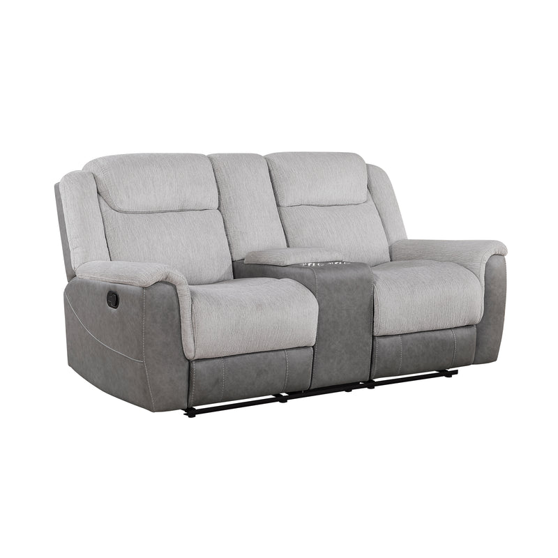 Harriette - Double Reclining Love Seat with Center Console