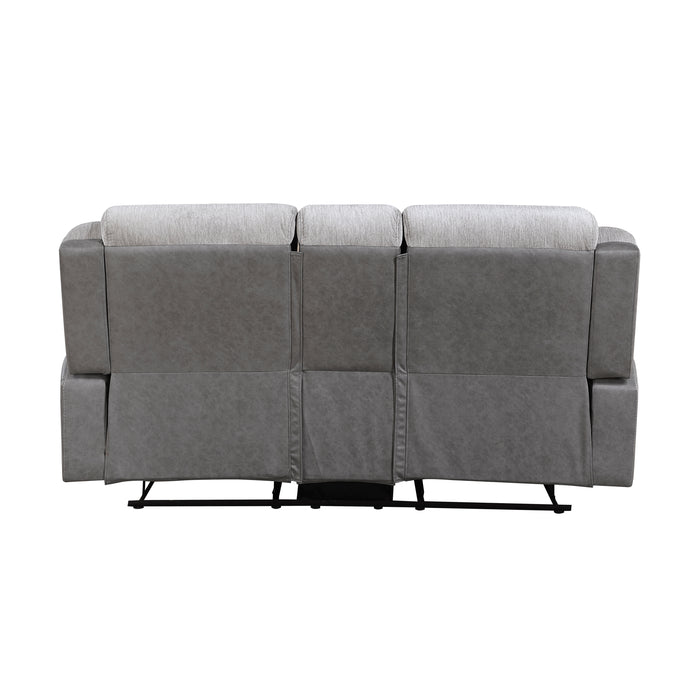 Harriette - Double Reclining Love Seat with Center Console