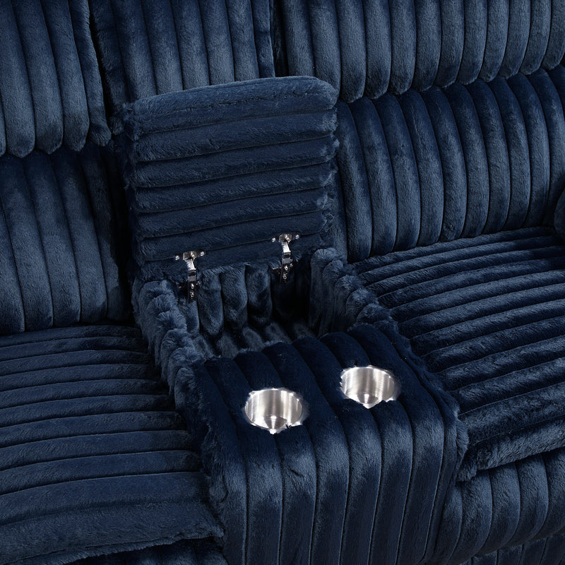 Goodland - Double Reclining Love Seat with Center Console