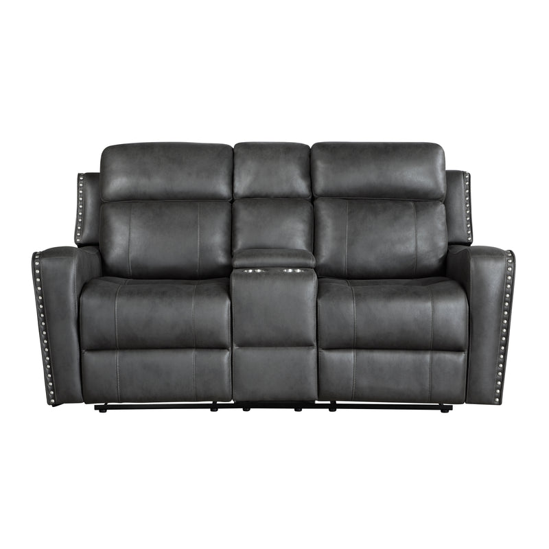 Kellen - Double Reclining Love Seat with Center Console