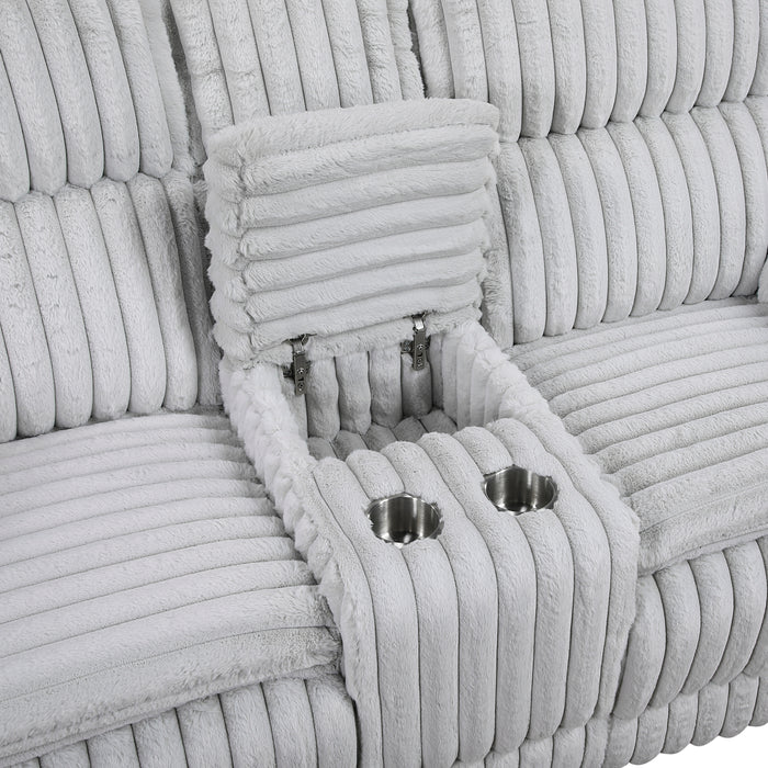 Goodland - Double Reclining Love Seat with Center Console