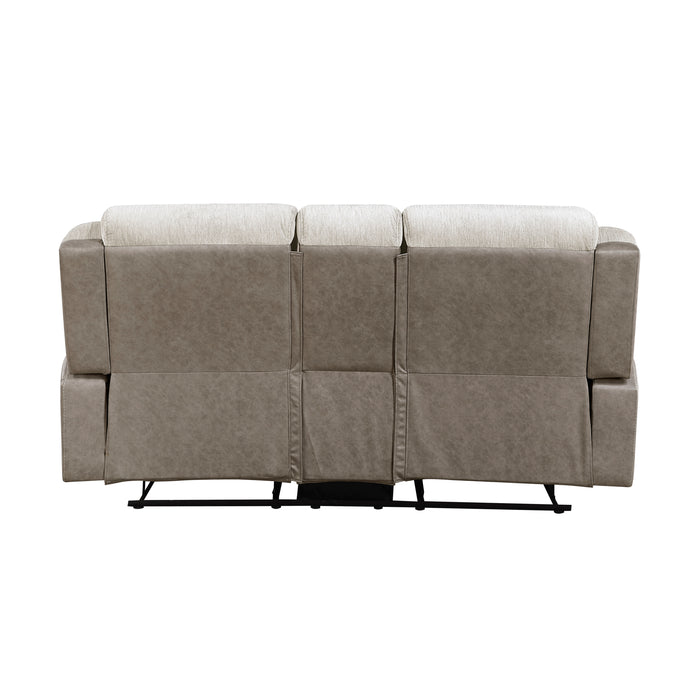 Harriette - Double Reclining Love Seat with Center Console