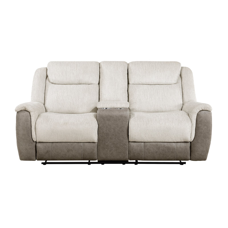 Harriette - Double Reclining Love Seat with Center Console