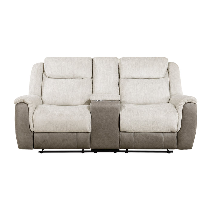 Harriette - Double Reclining Love Seat with Center Console