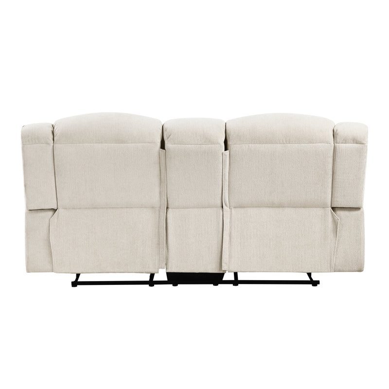 Nutmeg - Double Reclining Love Seat with Center Console