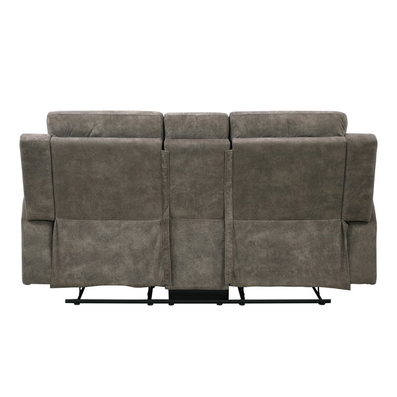 Muncie - Double Reclining Love Seat with Center Console