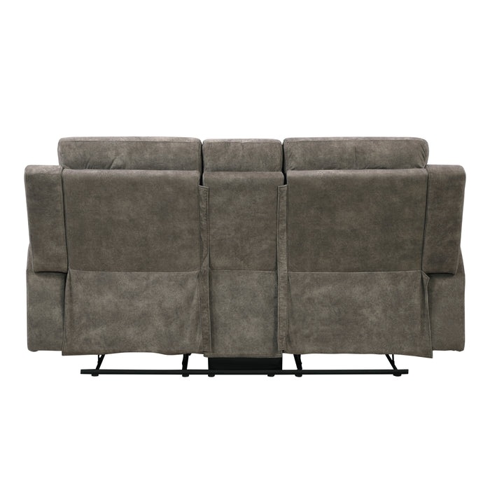 Muncie - Double Reclining Love Seat with Center Console