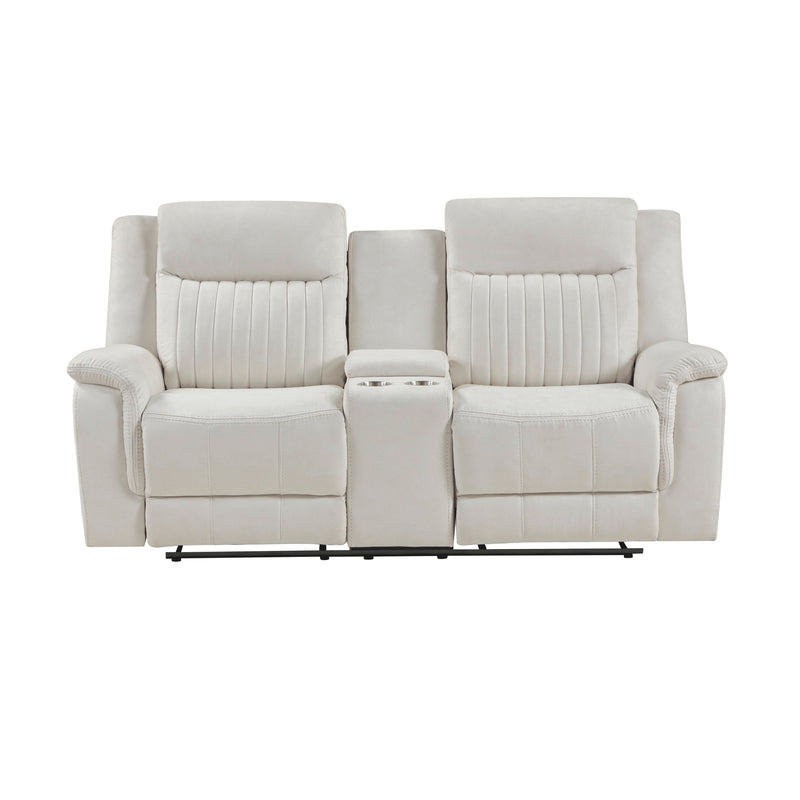 Dean - Double Reclining Love Seat with Center Console