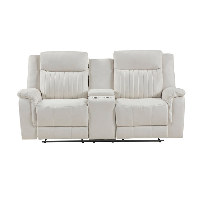 Dean - Double Reclining Love Seat with Center Console