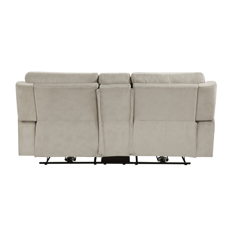 Celeste - Power Double Reclining Love Seat with Center Console, Power Headrests, Hidden Arms Cup Holders, Charging Ports and Wireless Charger