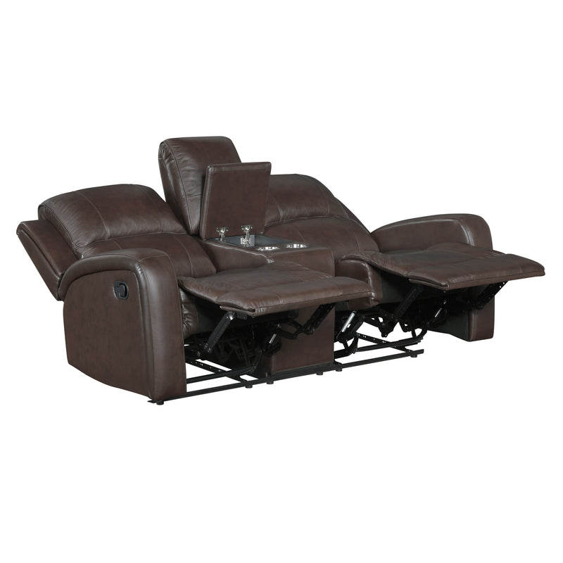 Austin - Double Reclining Love Seat with Center Console