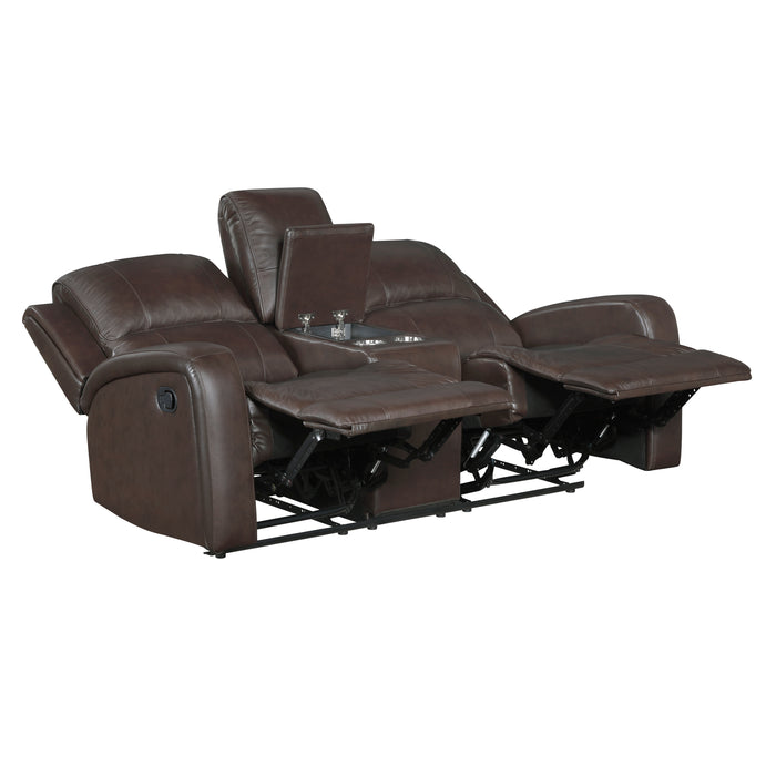 Austin - Double Reclining Love Seat with Center Console