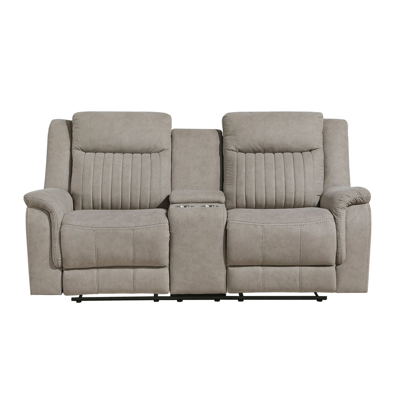 Dean - Double Reclining Love Seat with Center Console