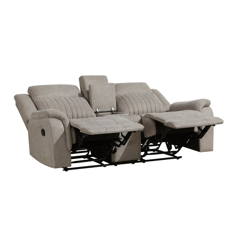 Dean - Double Reclining Love Seat with Center Console