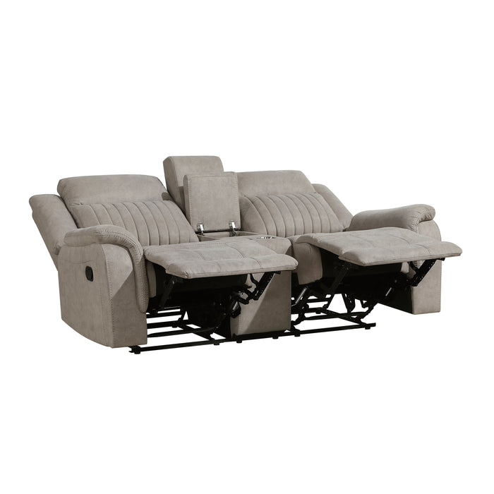 Dean - Double Reclining Love Seat with Center Console