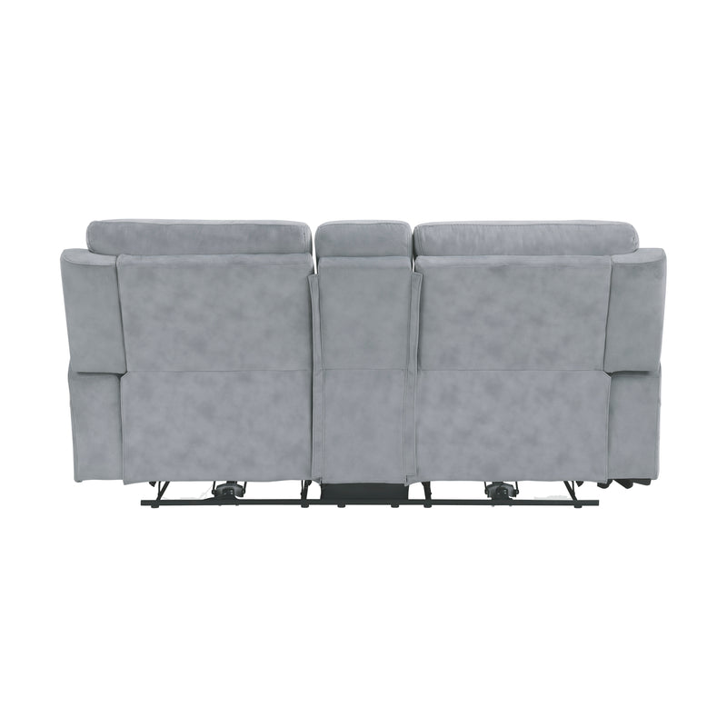Celeste - Power Double Reclining Love Seat with Center Console, Power Headrests, Hidden Arms Cup Holders, Charging Ports and Wireless Charger