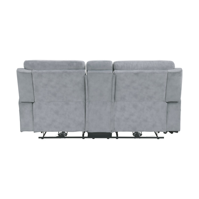 Celeste - Power Double Reclining Love Seat with Center Console, Power Headrests, Hidden Arms Cup Holders, Charging Ports and Wireless Charger