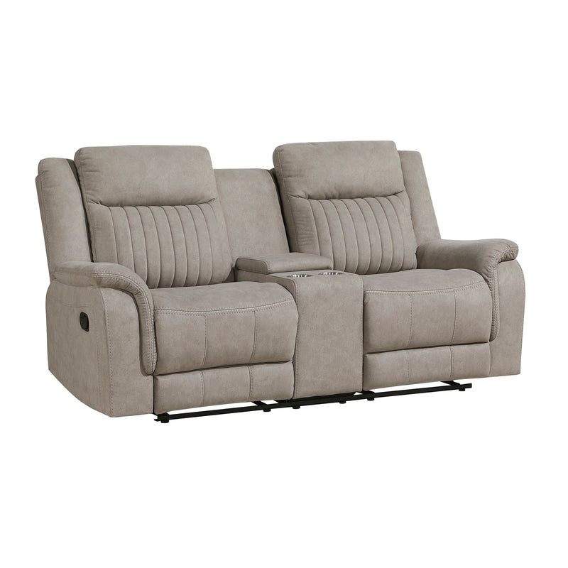Dean - Double Reclining Love Seat with Center Console