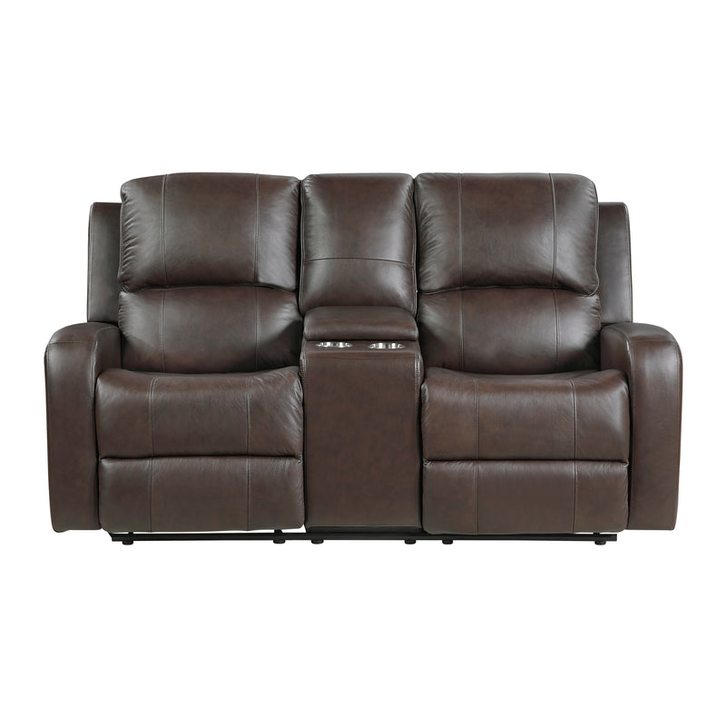Austin - Double Reclining Love Seat with Center Console